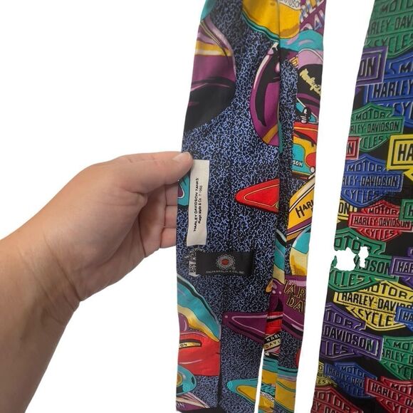 LOT of 5! Harley Davidson Ties ice for each season! Harley Davidson Christmas - Picture 9 of 16